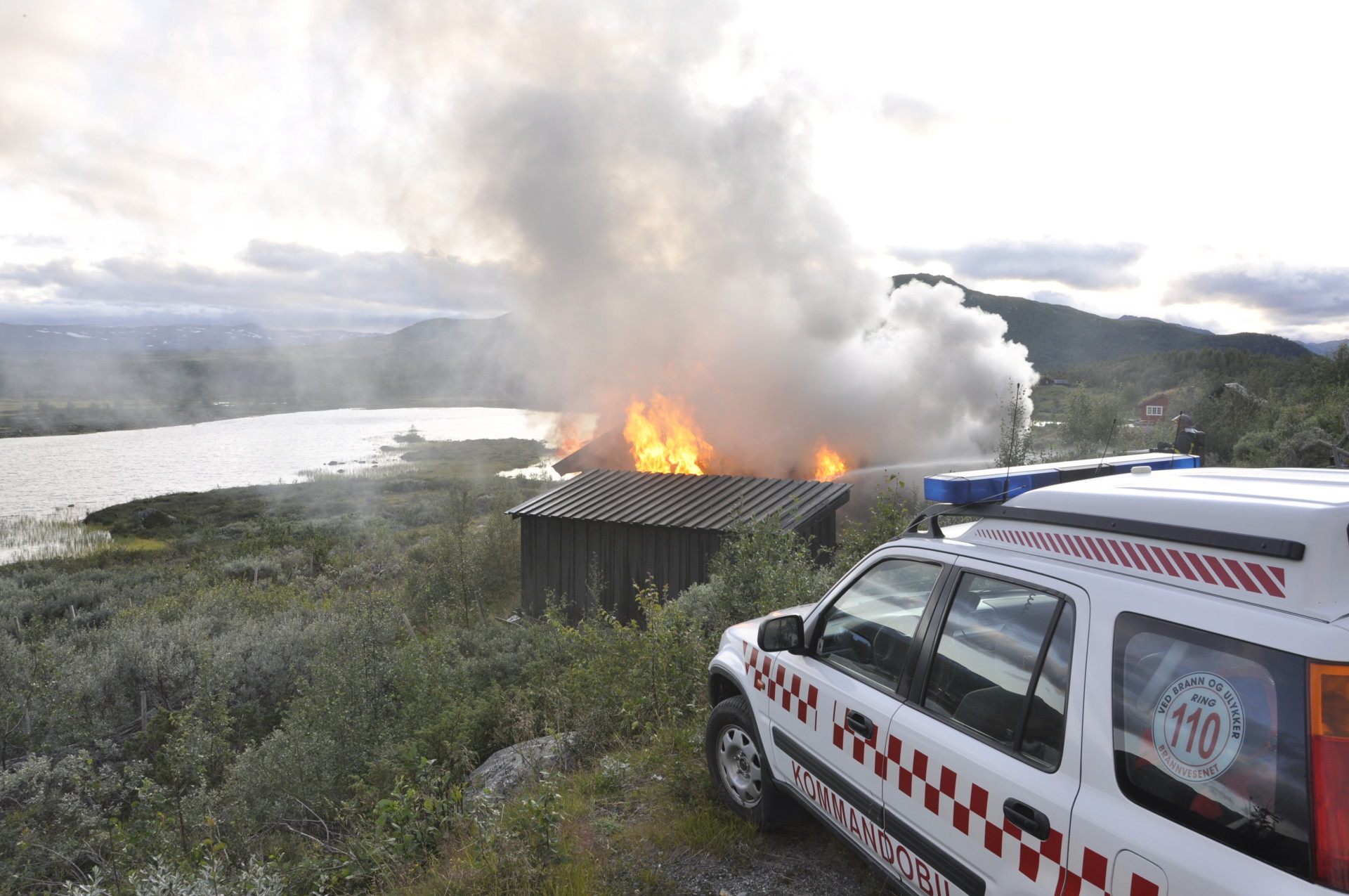 Nedbrenningsøvelse Hemsedal